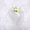 Designer’s Shop OB-7005 Organza sheer Ivory bags with Rose Drawstring bags 5” x 7” packed of 10 bags.